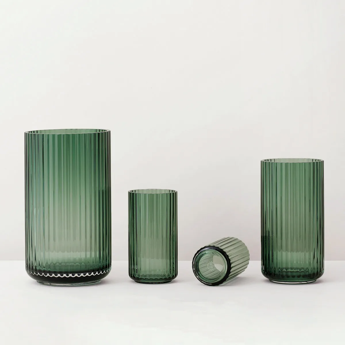 Lyngby vas glas Copenhagen green, 38 cm Lyngby Porcelæn