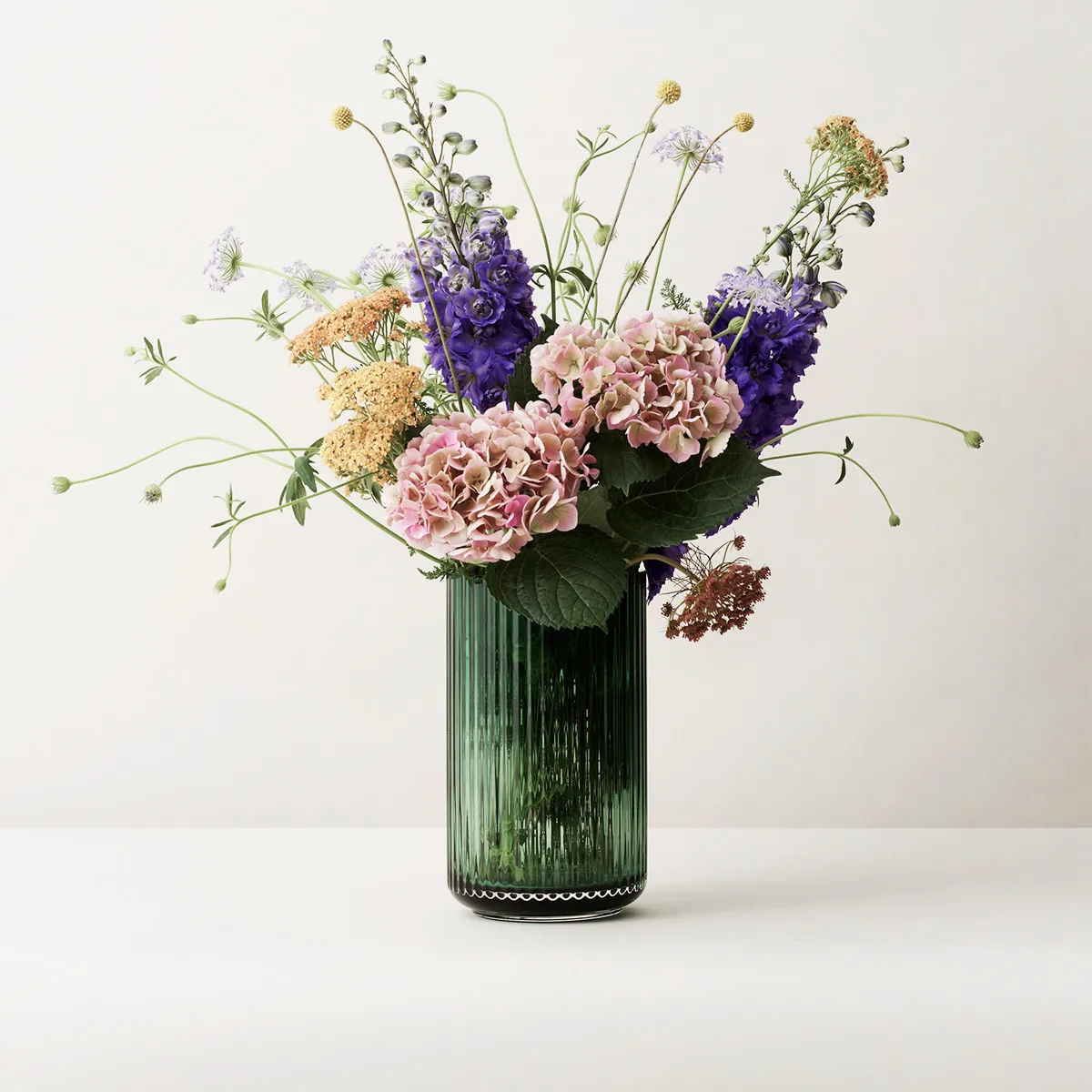 Lyngby vas glas Copenhagen green, 38 cm Lyngby Porcelæn