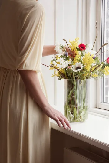 Lyngby vas glas klar - 25 cm - Lyngby Porcelæn