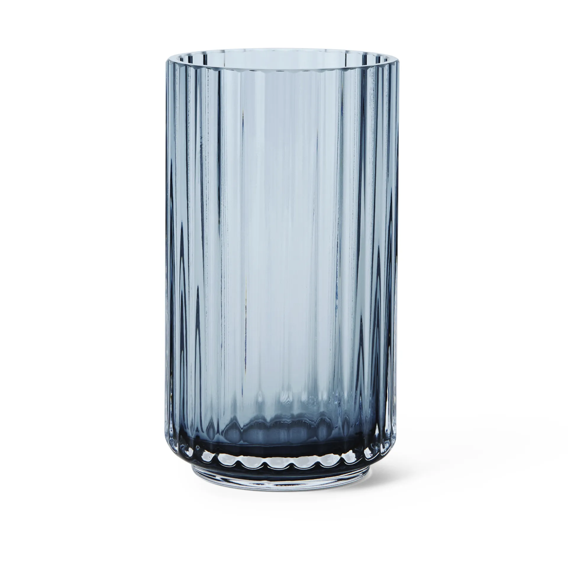 Lyngby vas glas midnattsblå, 12,5 cm Lyngby Porcelæn