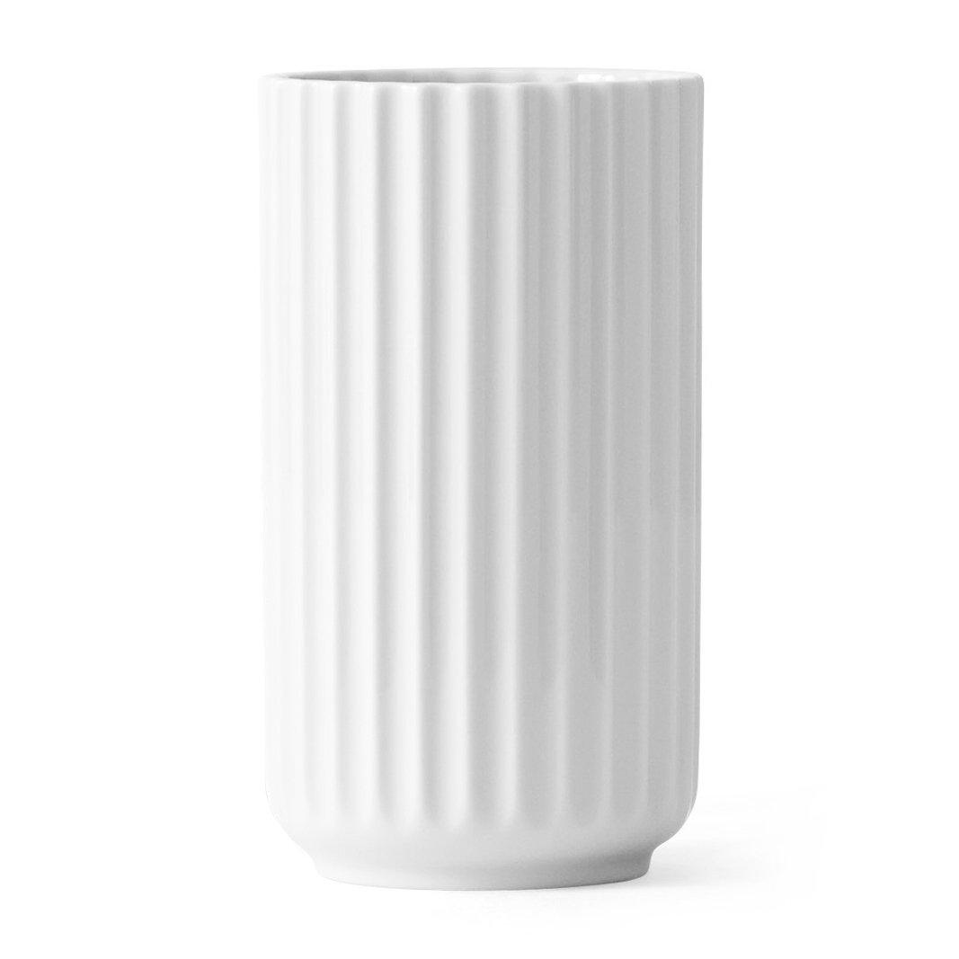 Lyngby Porcelæn Lyngby vas vit 12 cm | Skandinavisk Design | Vaser | Vit
