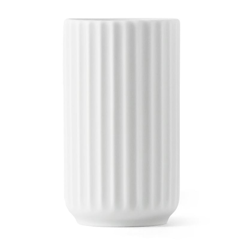 Lyngby Porcelæn Lyngby vas vit 8 cm | Skandinavisk Design | Vaser | Vit