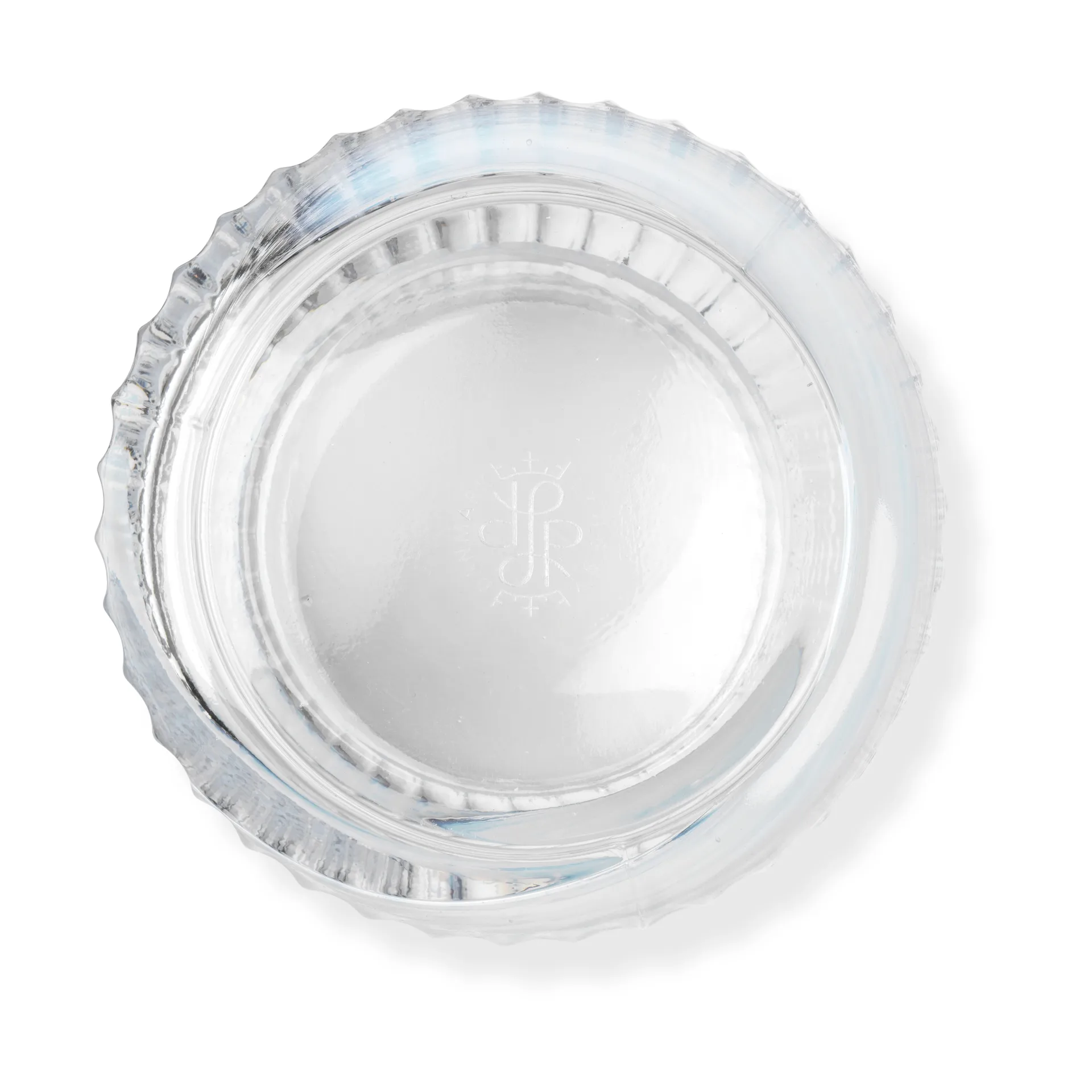 Lyngby Vas, White swirl, 20,5 cm Lyngby Porcelæn