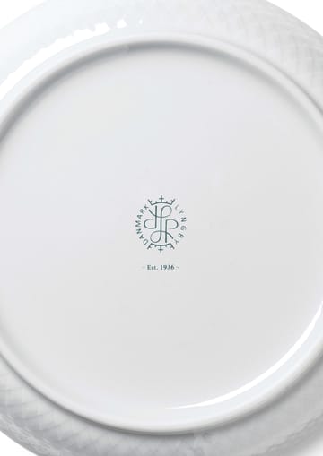 Rhombe desserttallrik Ø16 cm - Vit - Lyngby Porcelæn