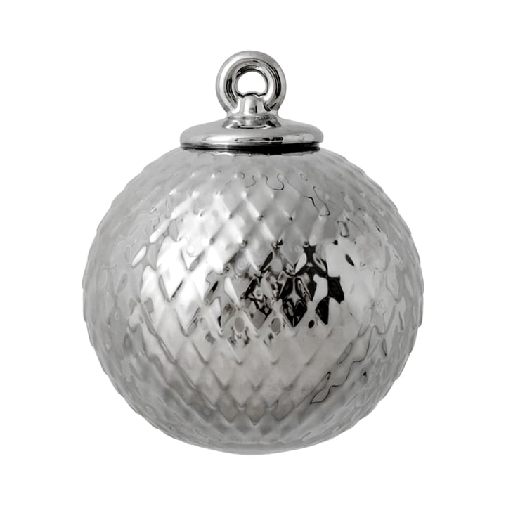 Rhombe julkula Ø7 cm - Silver - Lyngby Porcelæn
