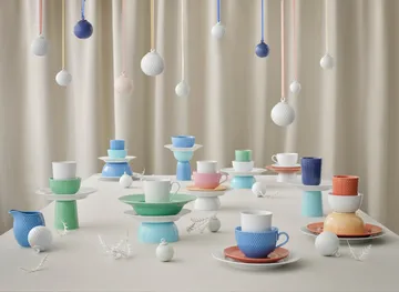 Rhombe julkula Ø7 cm - Vit - Lyngby Porcelæn