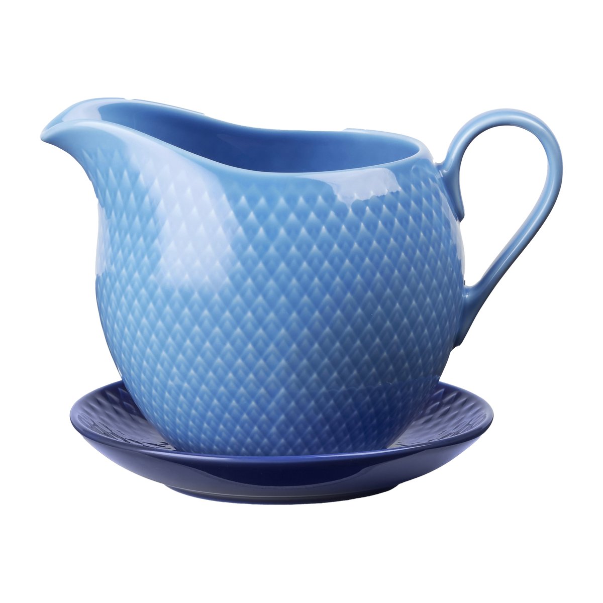 Lyngby Porcelæn Rhombe såskanna 67 cl Blå | Skandinavisk Design | Såssnipor & Såskannor | Blå
