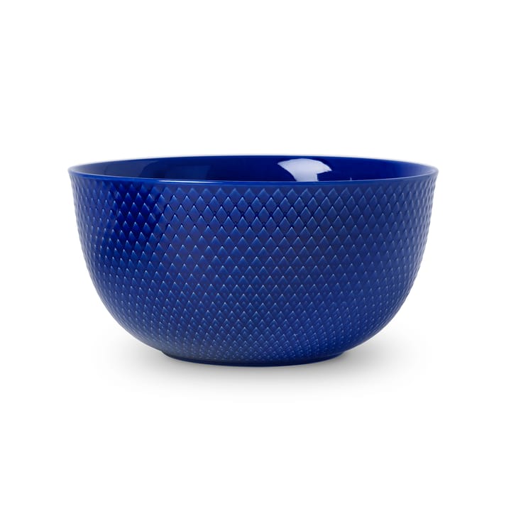 Rhombe serveringsskål Ø 22 cm - Mörkblå - Lyngby Porcelæn