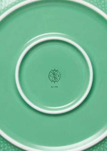 Rhombe Serveringsskål Ø28 cm - Grön - Lyngby Porcelæn