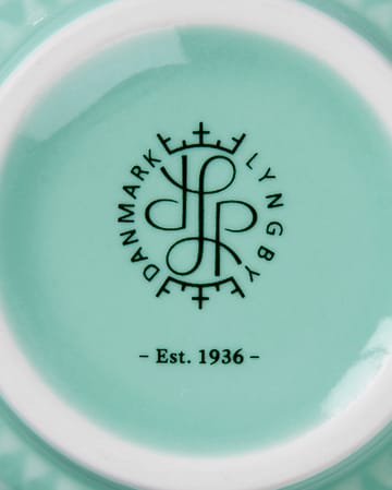 Rhombe vas 15 cm - Aqua - Lyngby Porcelæn