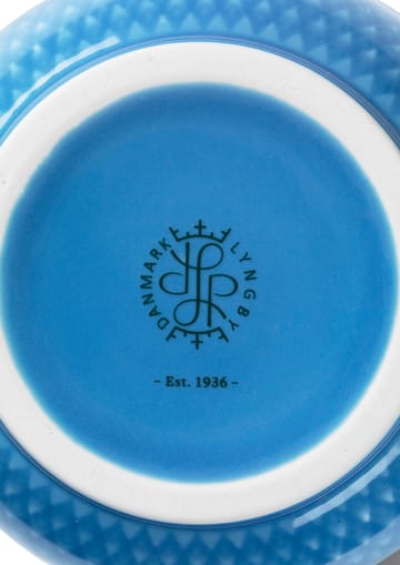 Rhombe vas 20 cm - Blå - Lyngby Porcelæn