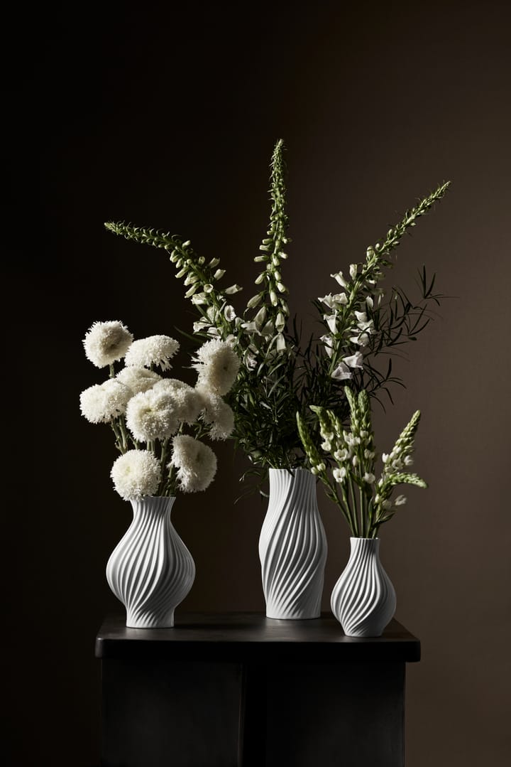 Twist vas 31 cm, Vit Lyngby Porcelæn