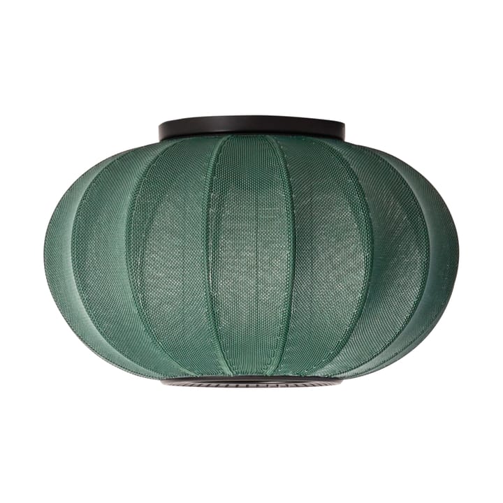 Knit-Wit 45 Oval vägg- och taklampa - Tweed green - Made By Hand