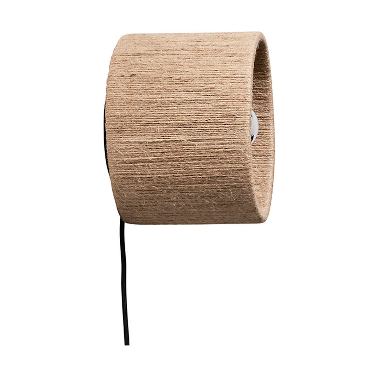 Made By Hand Ro Straight vägglampa Jute | Skandinavisk Design | Vägglampor | Brun