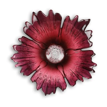 Fleur glasskål rödrosa - liten Ø19 cm - Målerås Glasbruk