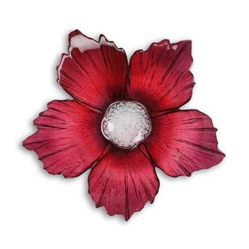 Fleur glasskål rödrosa - stor Ø23 cm - Målerås glasbruk