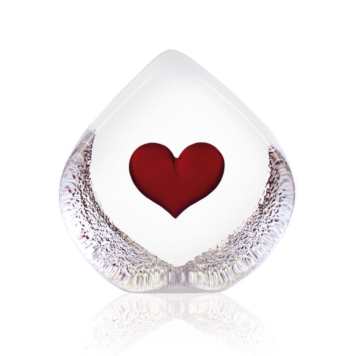 Global Icons glasskulptur hjärta - Stor - Målerås glasbruk
