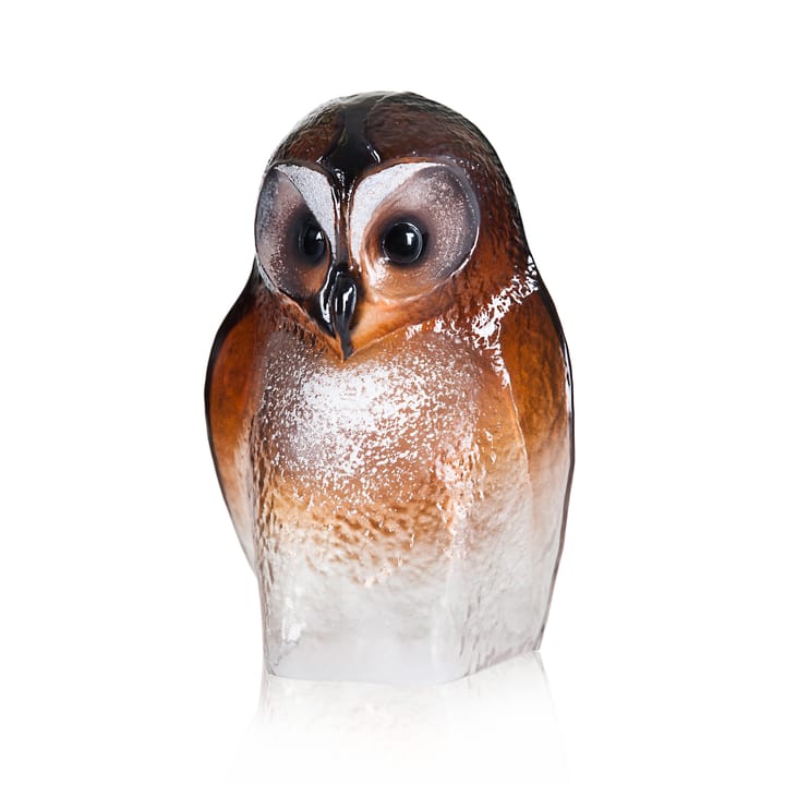 Safari glasskulptur uggla, Stor Målerås Glasbruk