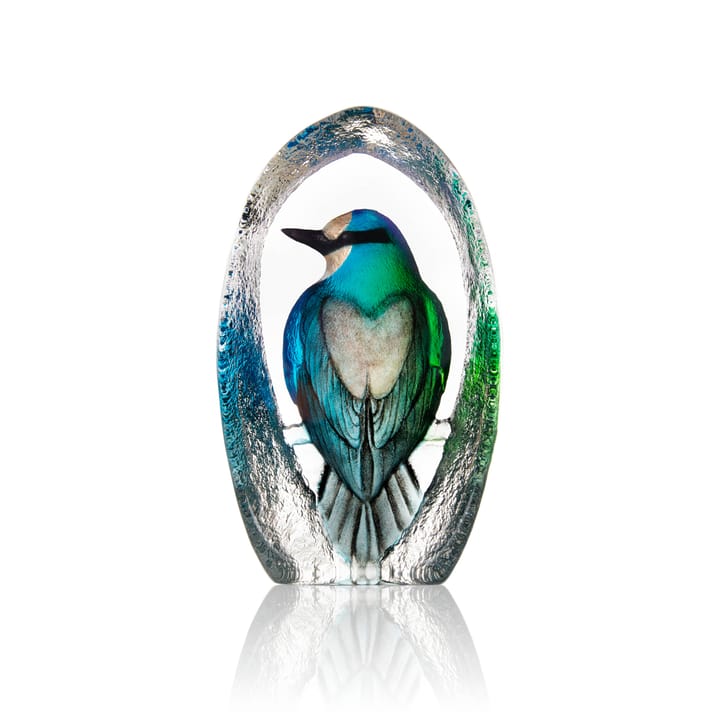 Wildlife Colorina glasskulptur 17,5 cm - Blå - Målerås Glasbruk