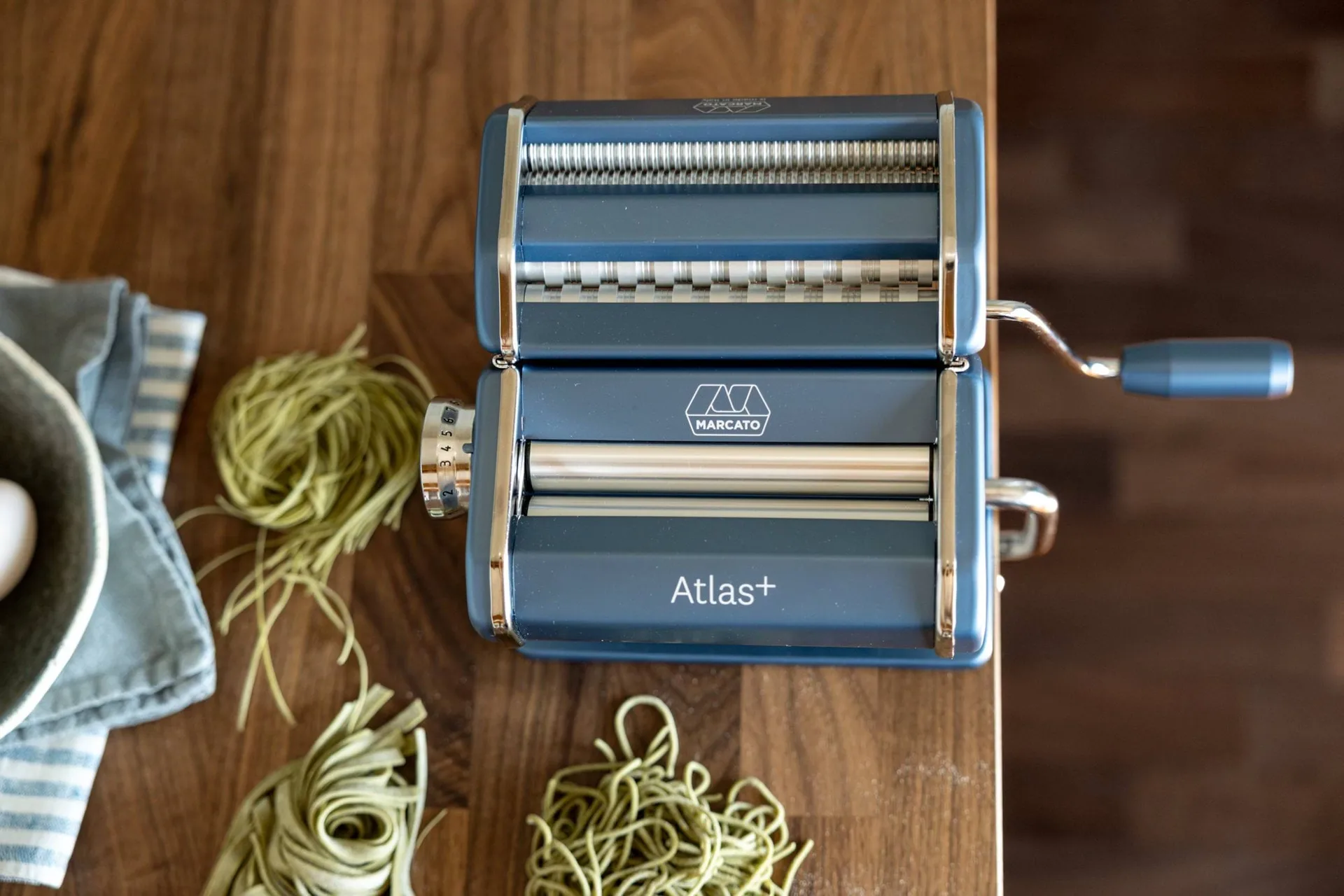 Marcato Atlas 150+ pastamaskin, Powder blå Marcato