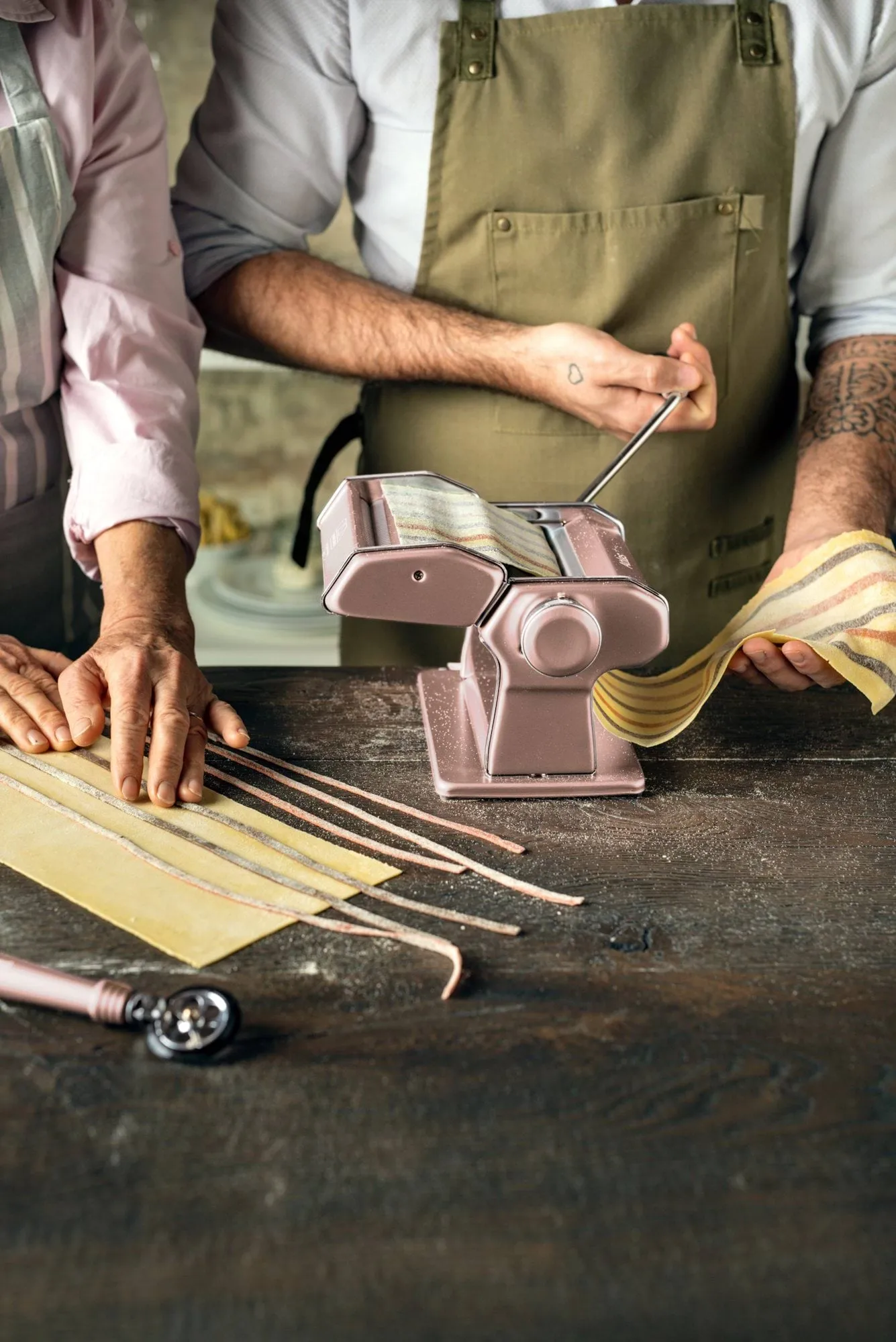 Marcato Atlas 150+ pastamaskin, Powder rosa Marcato