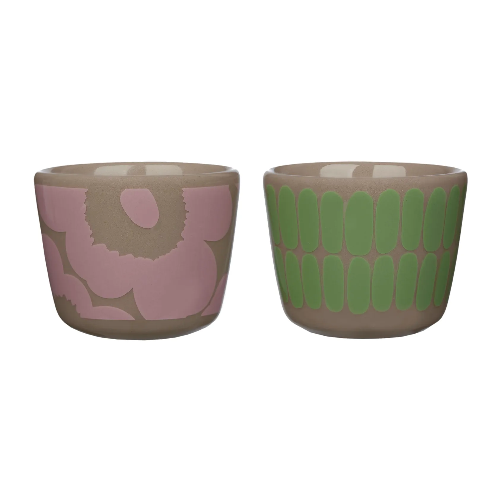 Alku äggkopp 2-pack, Terra-mint-rosa Marimekko