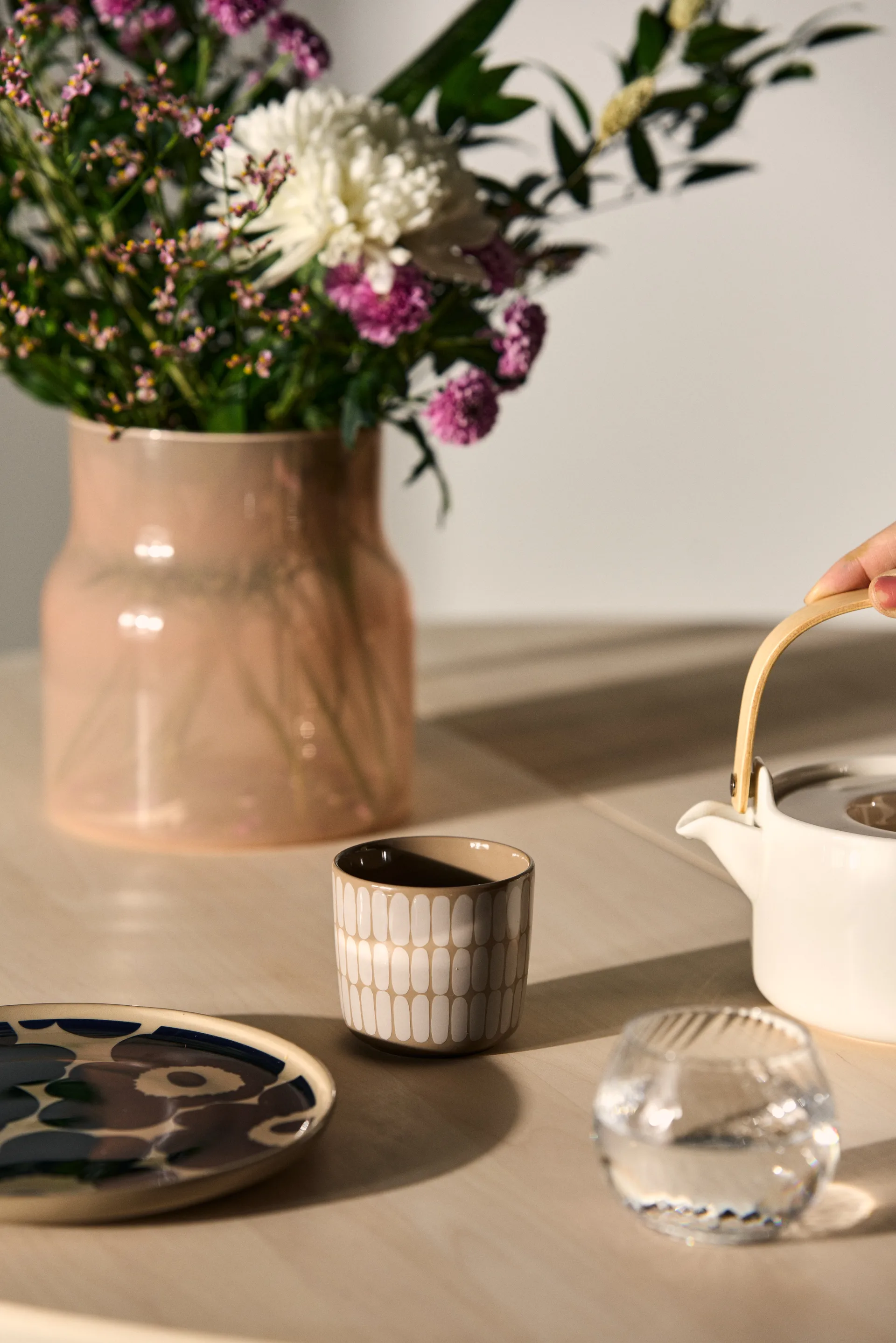 Alku mugg 2-pack, Terra-white Marimekko