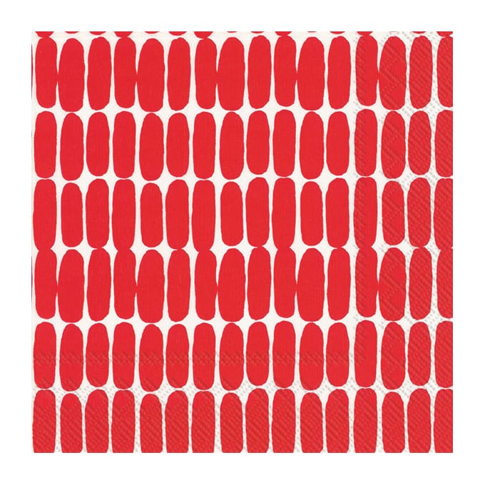 Alku servett 33x33 cm 20-pack - Röd - Marimekko