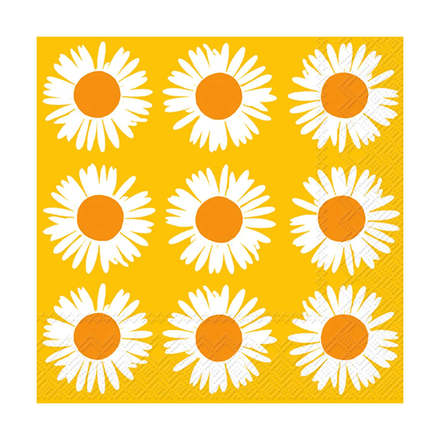 Auringonkukka servett 33x33 cm 20-pack, Orange-yellow Marimekko