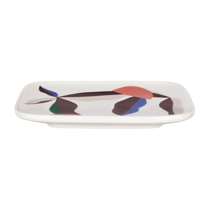 Berry tallrik 15x12 cm, White-blue-powder-darkwine Marimekko