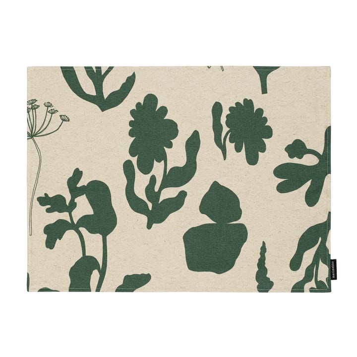 Elokuun Varjot bordstablett 31x42 cm, Grön-beige Marimekko