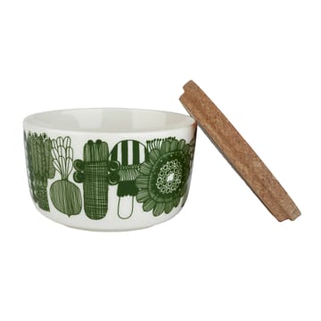 Elokuun Varjot skål 2,5 dl 2-pack - Vit-grön-rosa - Marimekko