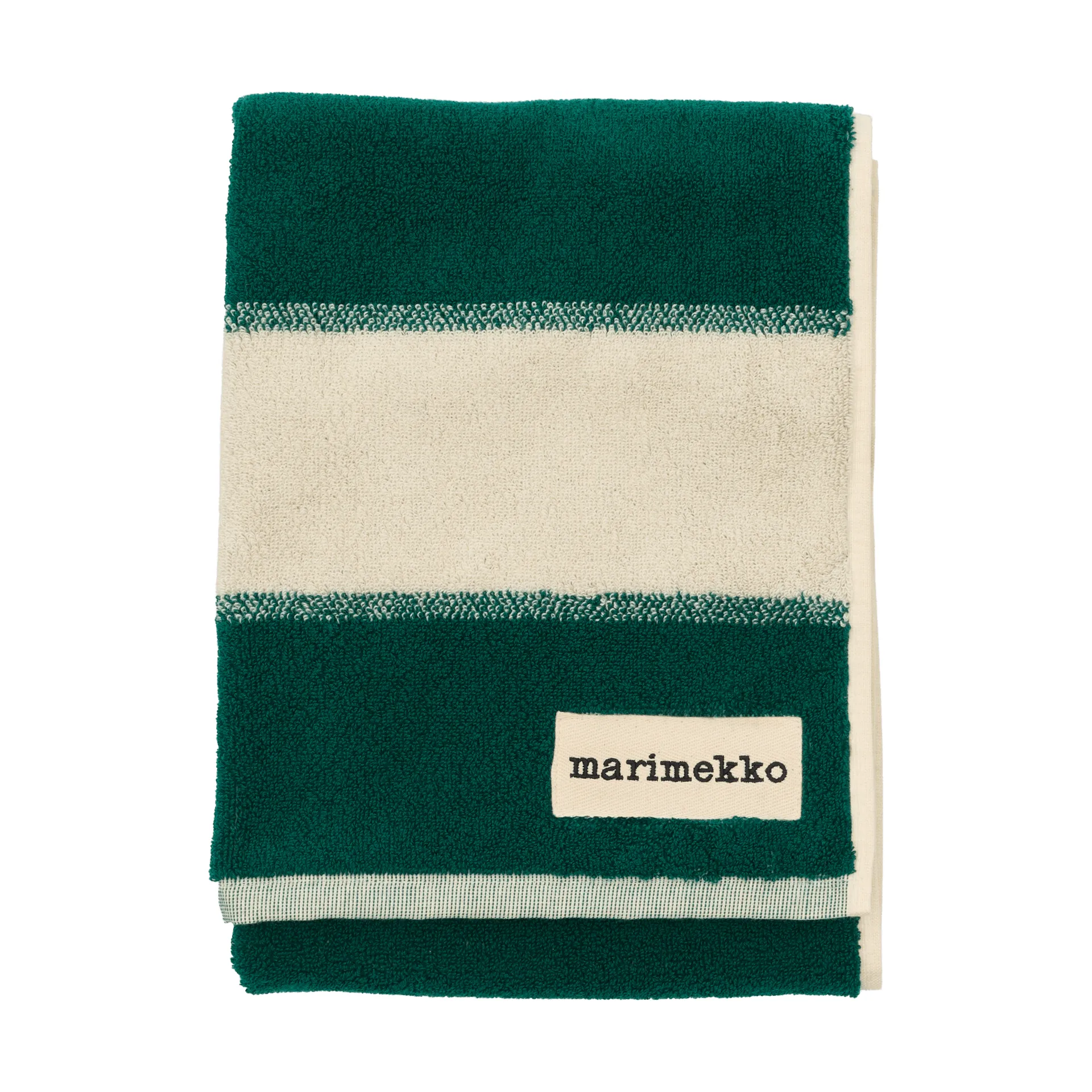 Galleria handduk, Emerald-melon Marimekko