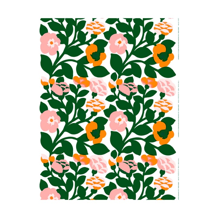 Green green tyg, Grön-orange Marimekko