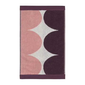 Härkä gästhandduk 50x30 - vit-rosa-röd - Marimekko