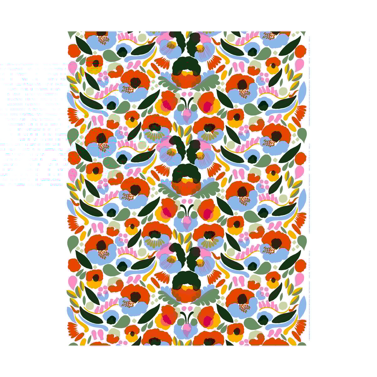 Marimekko Hattarakukka vaxduk Röd | Skandinavisk Design | Dukar | Röd