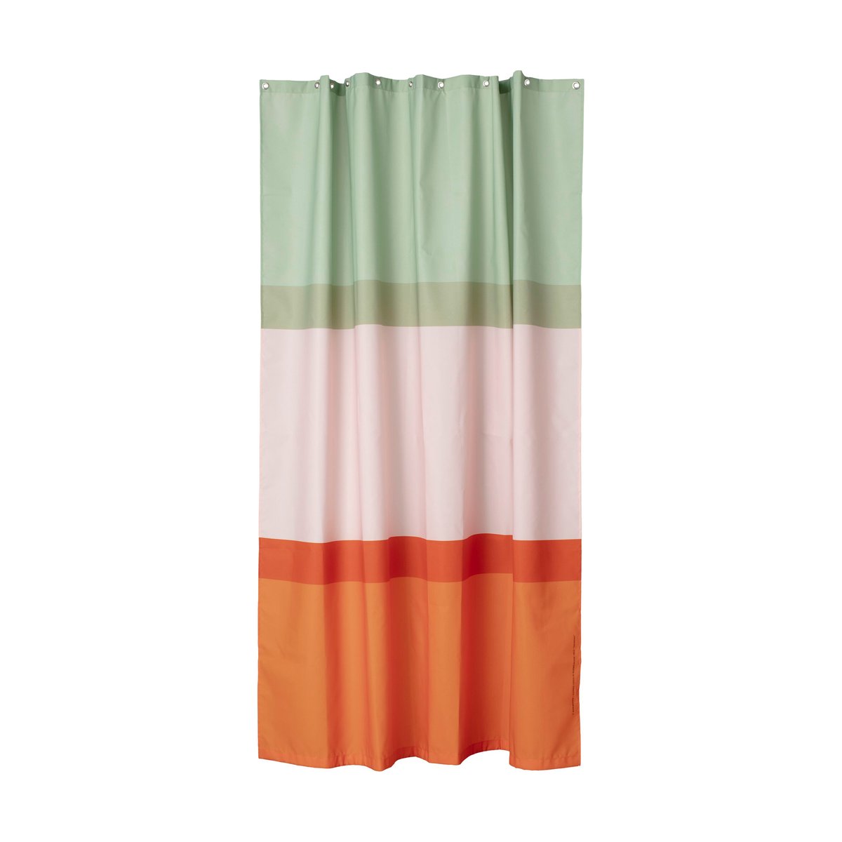 Marimekko Hennika duschdraperi 180x200 cm Orange-light pink-sage