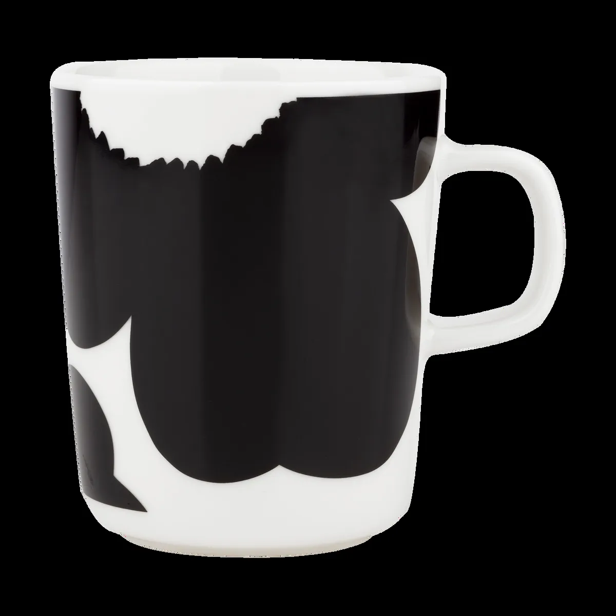 Marimekko Iso Unikko mugg 25 cl White-black