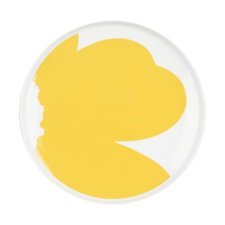 Iso Unikko tallrik Ø25 cm, White-spring yellow Marimekko