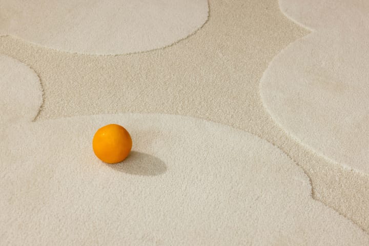 Iso Unikko ullmatta, Natural White, 140x200 cm Marimekko