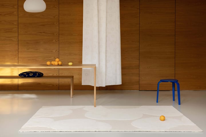 Iso Unikko ullmatta, Natural White, 200x300 cm Marimekko