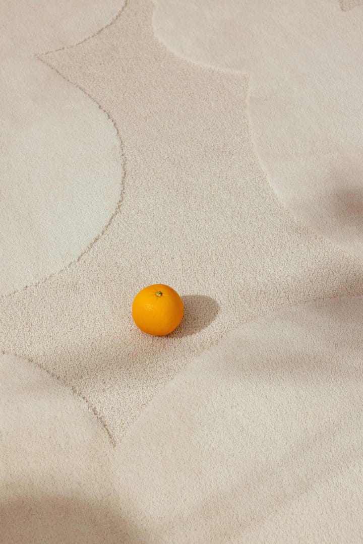 Iso Unikko ullmatta - Natural White, 200x300 cm - Marimekko