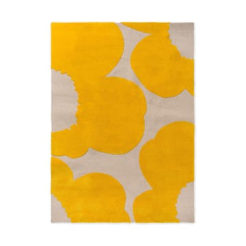 Iso Unikko ullmatta - Yellow, 140x200 cm - Marimekko