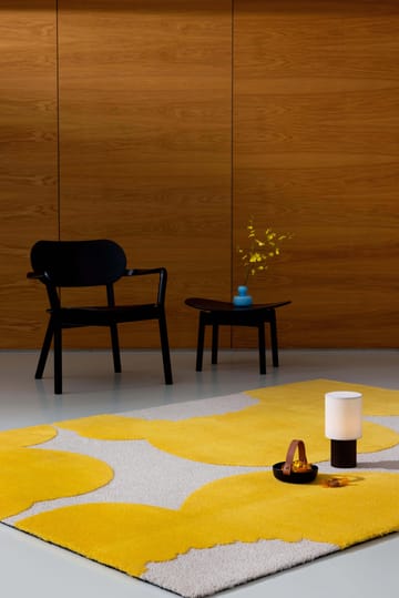 Iso Unikko ullmatta - Yellow, 140x200 cm - Marimekko