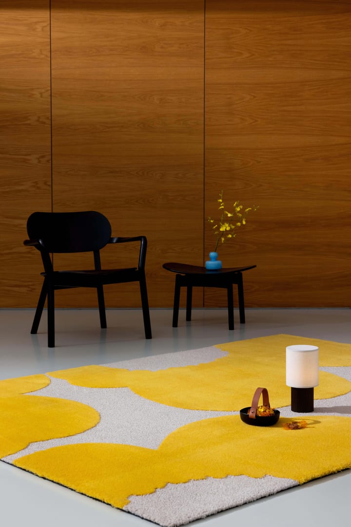 Iso Unikko ullmatta, Yellow, 170x240 cm Marimekko