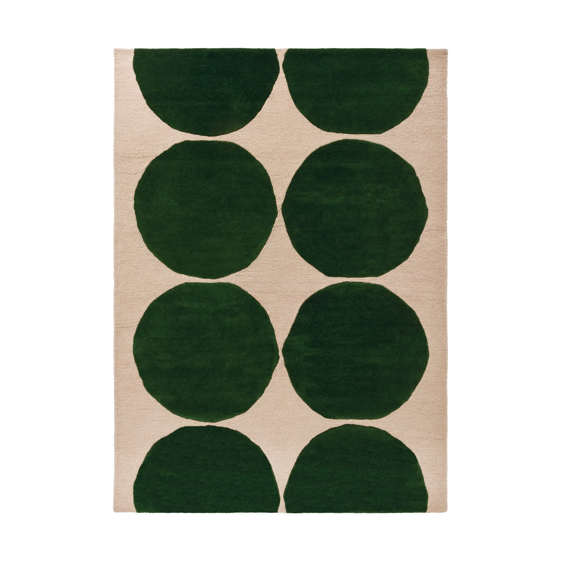 Isot Kivet ullmatta, Green, 200x280 cm Marimekko