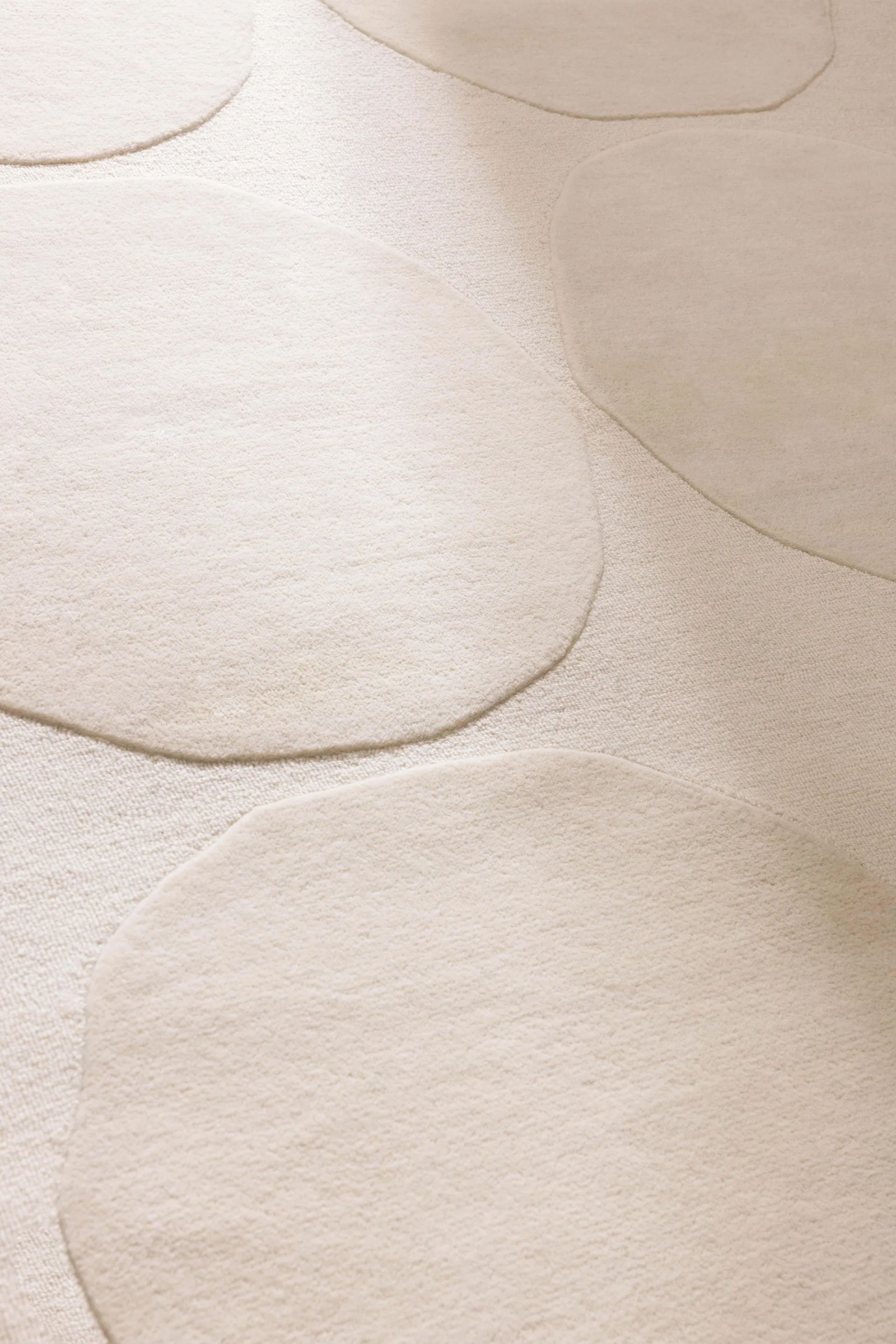 Isot Kivet ullmatta, Natural White, 200x280 cm Marimekko