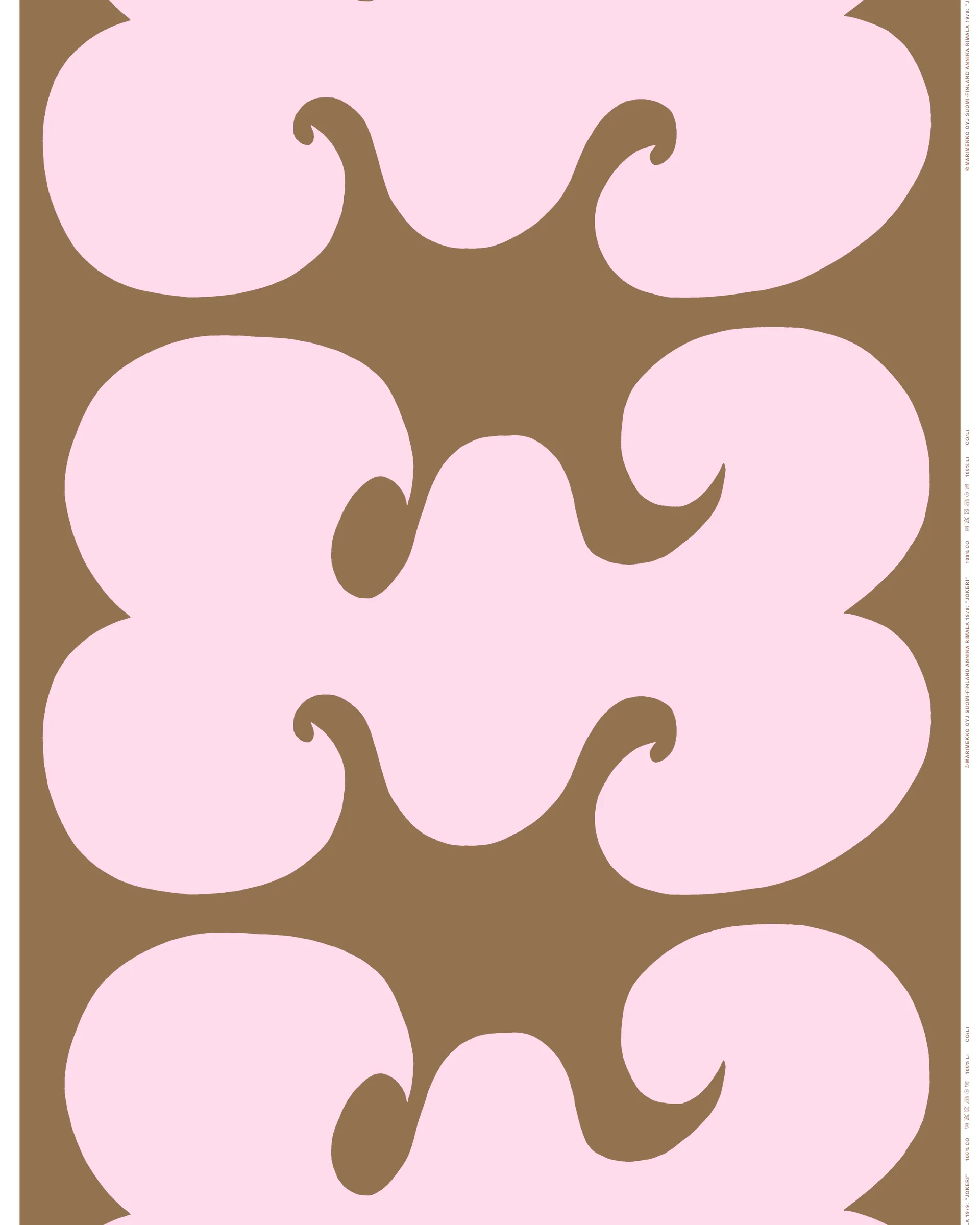 Jokeri tyg, Rosa-brun Marimekko