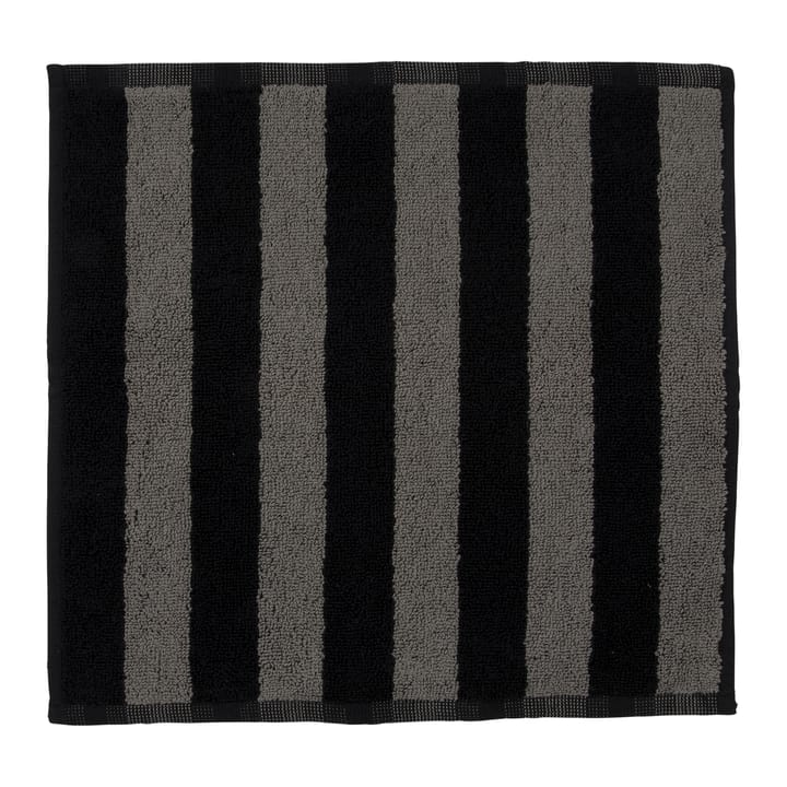 Kaksi Raitaa handduk grå-svart - 30x30 cm - Marimekko