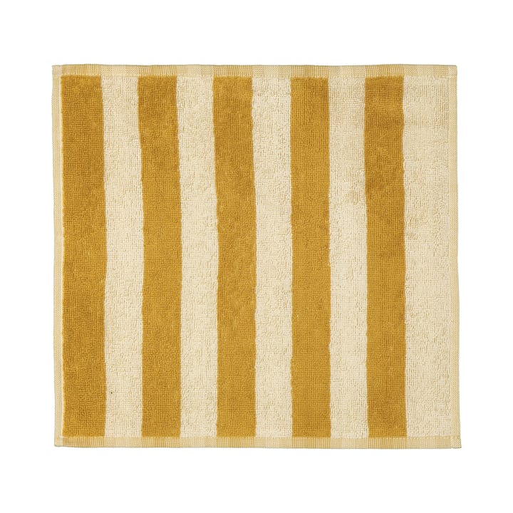 Kaksi Raitaa handduk ochre-off white - 30x30 cm - Marimekko